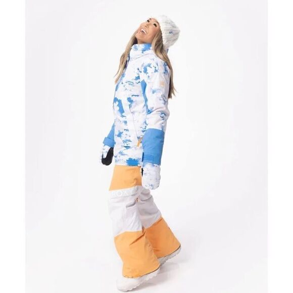 ROXY NWT Chloe Kim Waterproof Snow Jacket insulated athletic sport Large - Picture 5 of 9